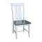 International Concepts Round 42 in. Dual Drop Leaf Dining Table with 4 Slat Back Chairs - 5 Piece Dining Set, 42 in W K05-42DP-C13-4 - alternate 6
